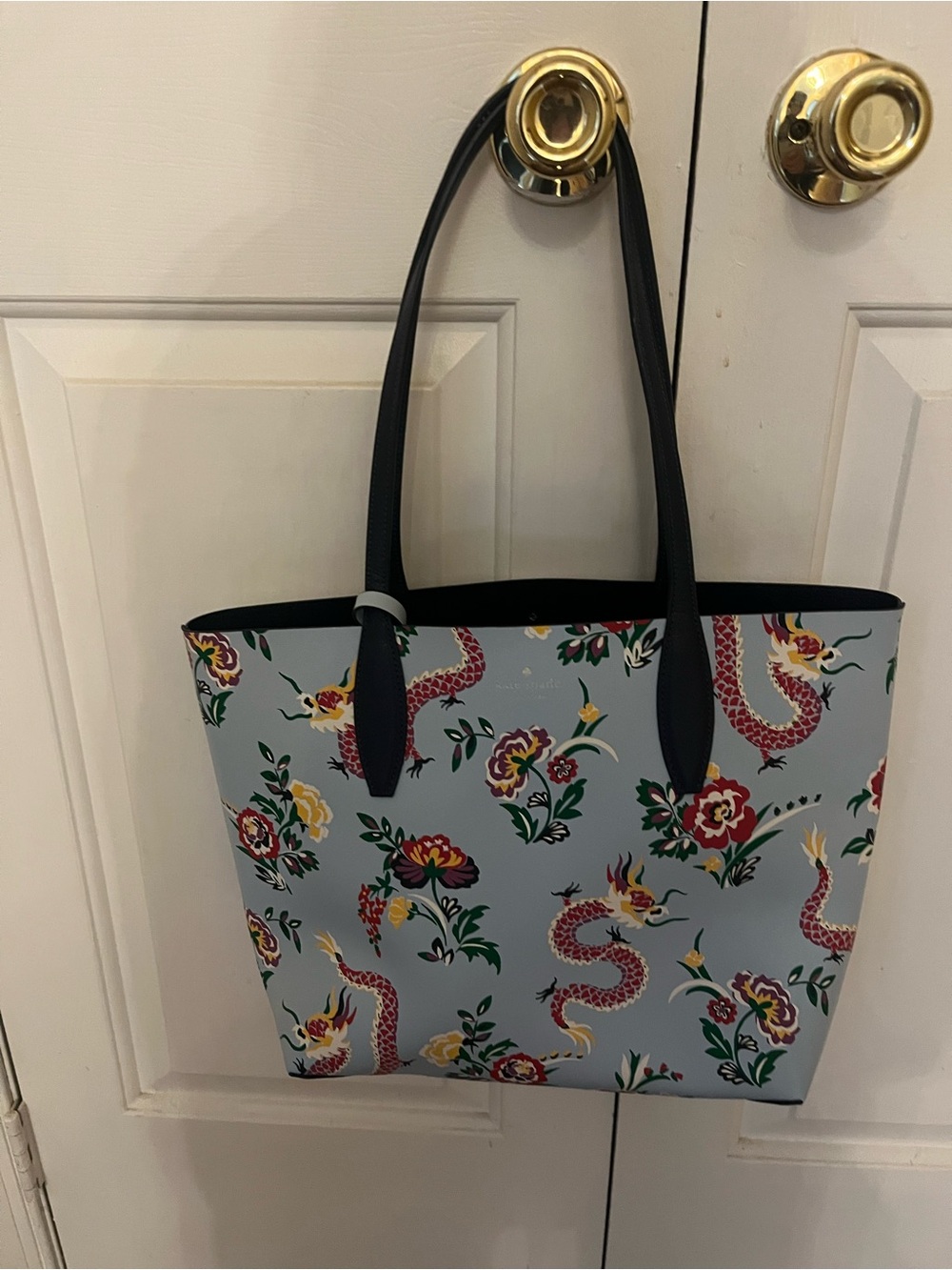 Kate spade Chinese dragon tote. Year of the dragon 2024, brand new never used